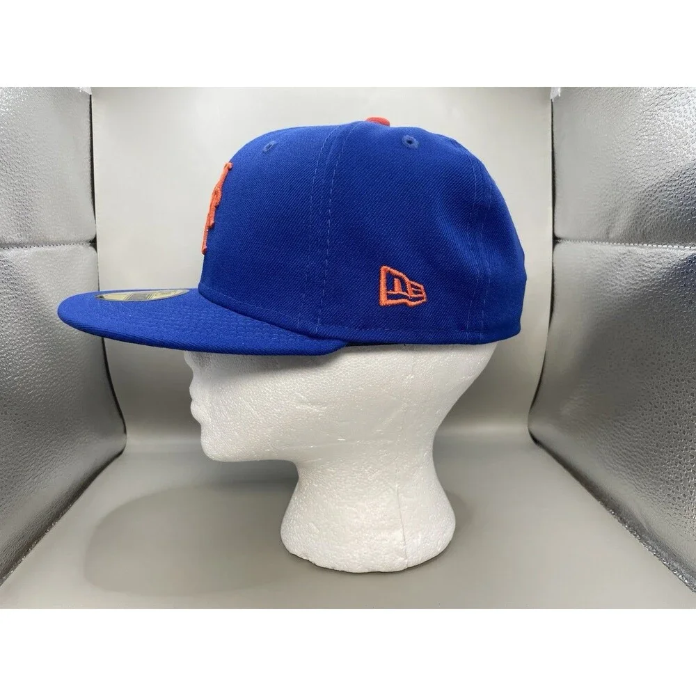 New Era 59Fifty Authentic On Field Fitted Hat New York Mets 7 Blue MLB NWT